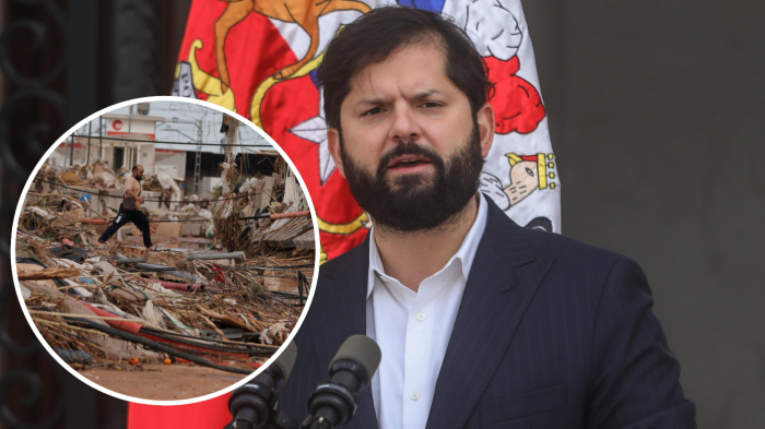 Pdte. Boric envía mensaje de apoyo a España tras trágico temporal: “He escrito al presidente Sánchez”