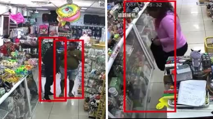 VIDEO | Trabajadores a punta de pistola: Así fue el robo en mall chino de Talagante
