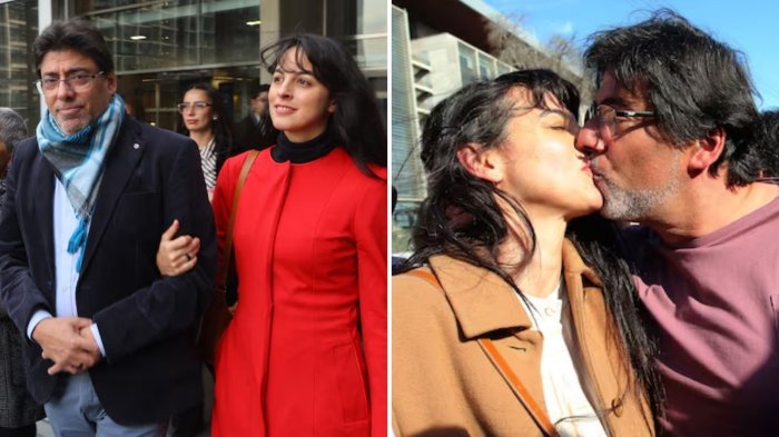 Daniel Jadue contrajo matrimonio con Anjuli Tostes en medio de su arresto domiciliario