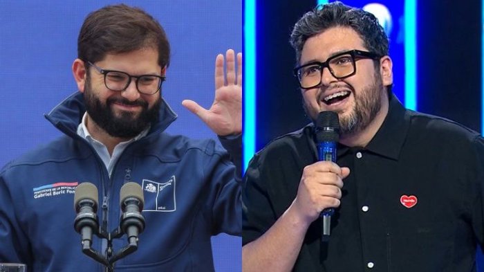 ¿Cómo se lo tomó? Pdte. Boric reaccionó a los ácidos chistes de Luis Slimming en Teletón 2024