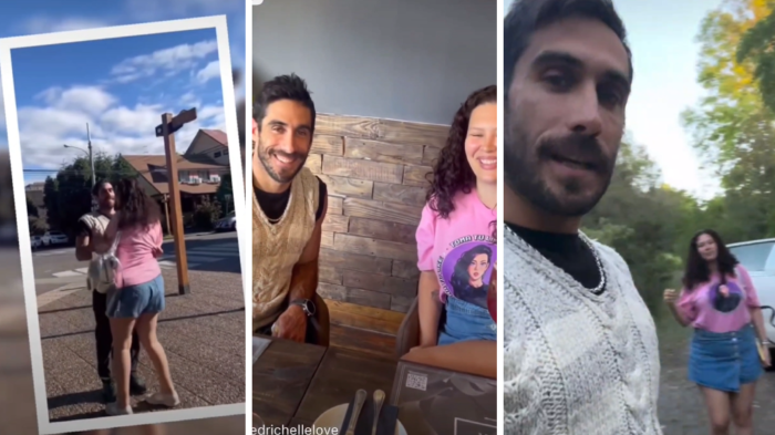 ¡Sigue a flote el kayak! Pedro y Michelle tuvieron cariñoso reencuentro en Pucón