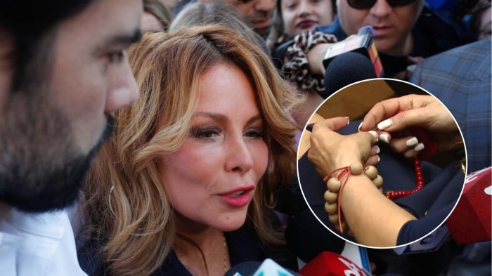 ¿Qué es? El llamativo objeto que llevó Cathy Barriga a su reformalización