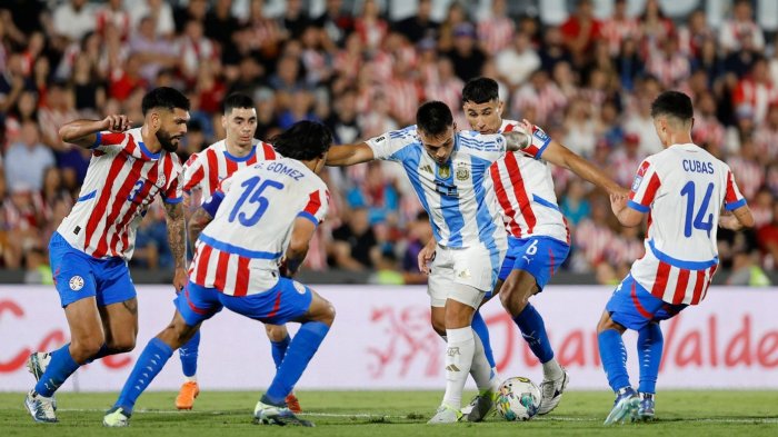 Paraguay amargó a Argentina y se afirma en la tabla de las Eliminatorias 2026 tras vencer por 2-1