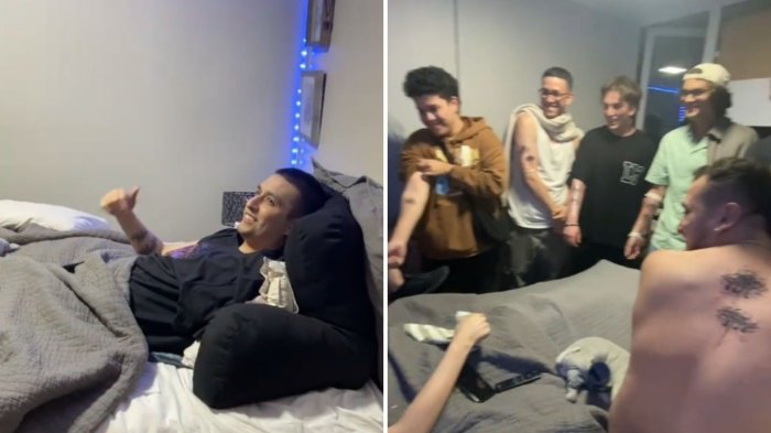 “¡Se volvieron locos!”: Chilenos se vuelven virales por notable gesto a amigo con cáncer