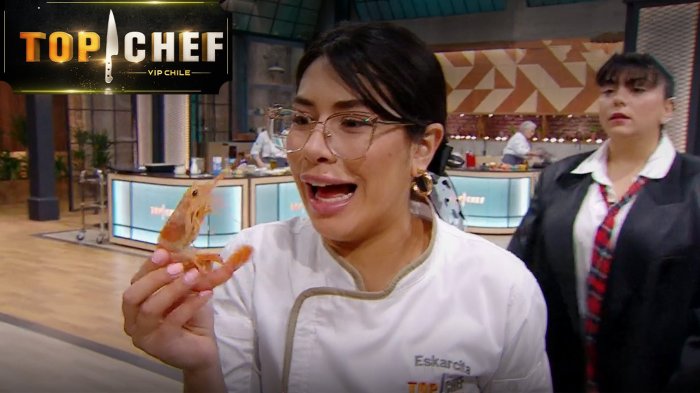 “¡No me comas!”: Eskarcita se encariñó con sus camarones pero fue sorprendida por la chef Fernanda