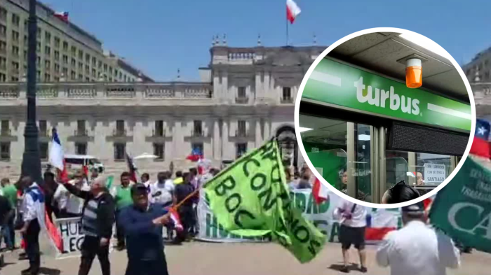 Paro de Turbus provoca largas filas en terminales en medio de acusaciones de bloqueo de trabajadores