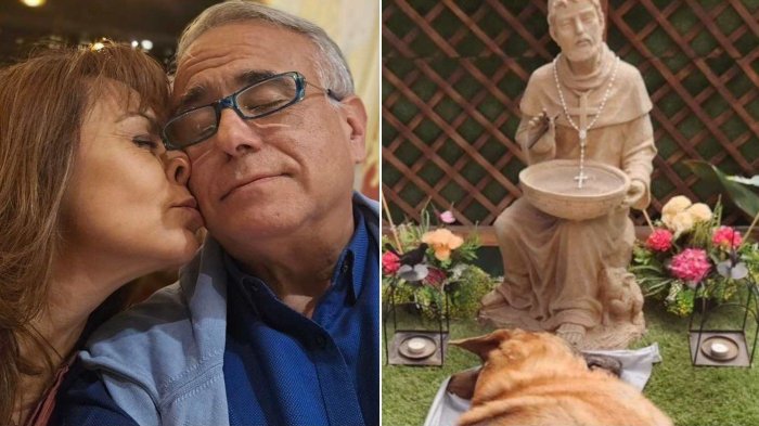 Doctor Ugarte conmovió con sentido velorio que hizo a su perrito Johann: “Junto a San Francisco”