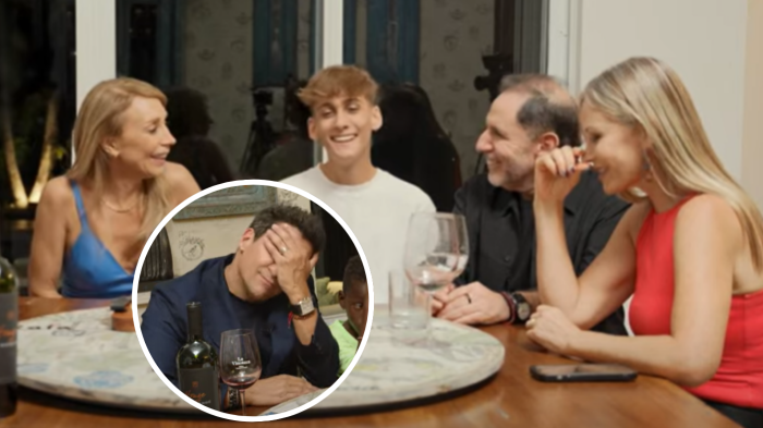 Rafa Araneda desclasifica divertido piropo hacia su hijo Vicente de un seguidor: “Tira más pinta que...”