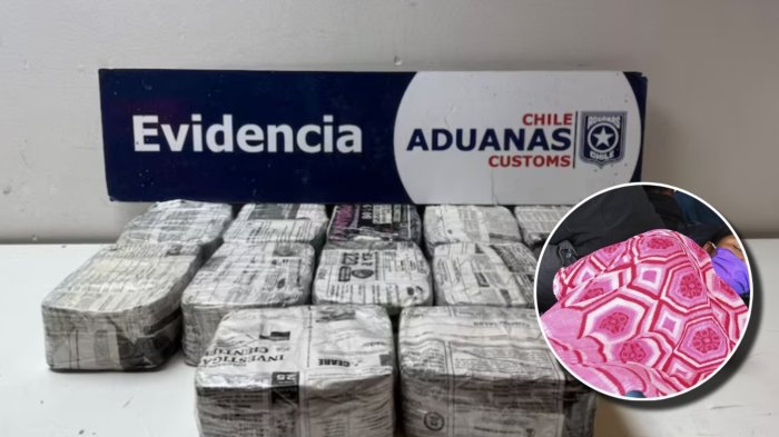 Iba en las frazadas de pasajeros: Aduana incauta 1,2 millones de dólares en efectivo en bus que venía de Colchane