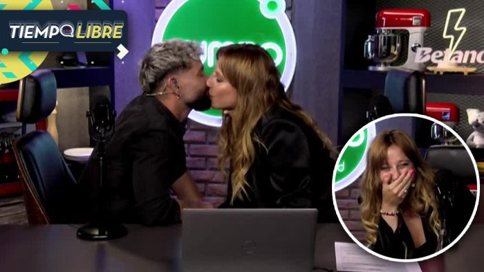 ¿QUÉ PASÓ ACÁ? Trini Cerda y Diego Bazaes se dieron apasionado beso que sonrojó al react de Top Chef