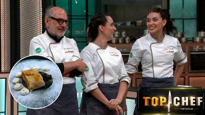 ¡Sacó aplausos del jurado! Strudel de Luis Gnecco, Pepa Bello y Cony Capelli deleitó a los chefs