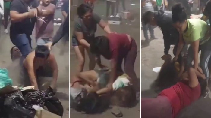 Violenta “batalla campal” entre ambulantes dejó un detenido en Iquique: Video se hizo viral en redes