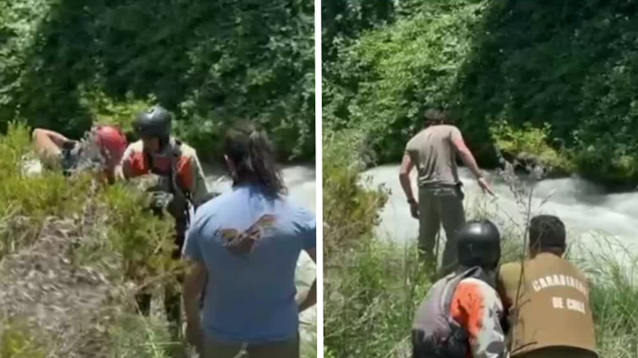 VIDEO | Impactante rescate de kayakista estadounidense en Cajón del Maipo