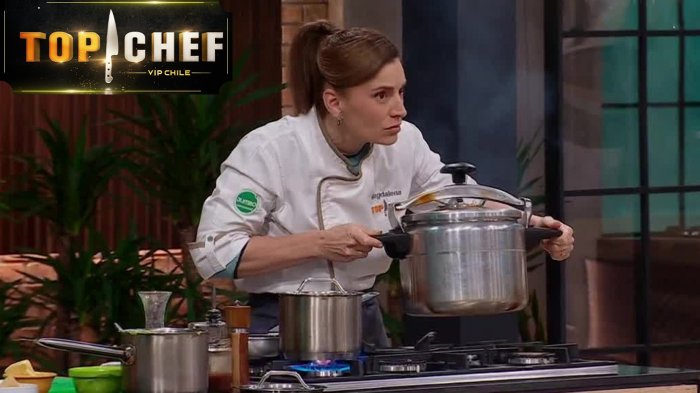 ¡Pánico en la cocina! Magdalena sufrió con la olla a presión y perdió por completo su preparación