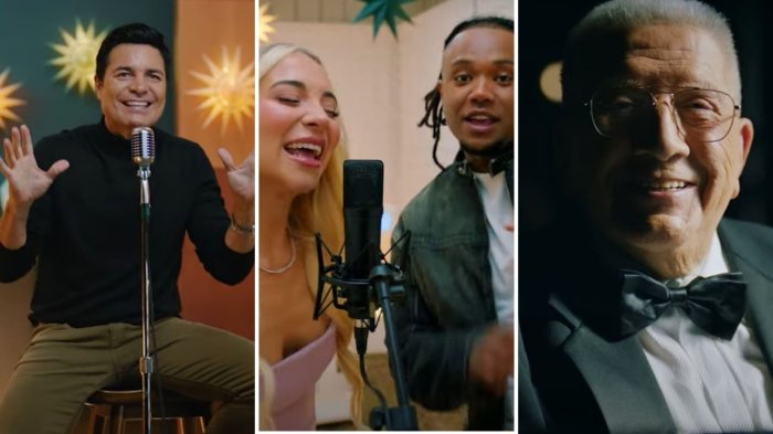 Chayanne protagonizó villancico junto a Tío Valentín, Polimá Westcoast y Princesa Alba