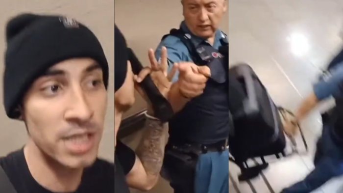 Guardia del Metro protagonizó tenso encontrón con “artista subterráneo”: “Anda a grabar a Maduro”