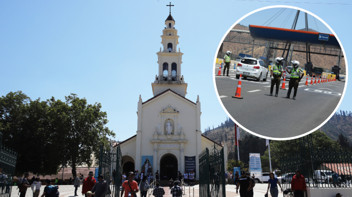 Peregrinación a Lo Vásquez: Estos son los cortes de tránsito en la Ruta 68 para este sábado y domingo