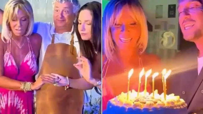 ¿Hubo regalo? Kel Calderón dio vuelta la página y asistió al cumpleaños de Raquel Argandoña