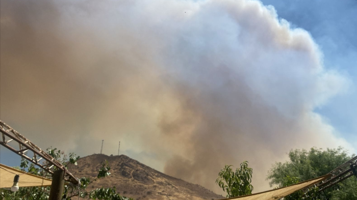 Declaran Alerta Amarilla para provincia de Chacabuco por incendio forestal