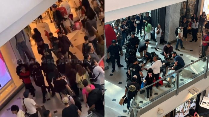 Siete detenidos tras caótico turbazo a mall en Viña del Mar: Cinco son menores de edad