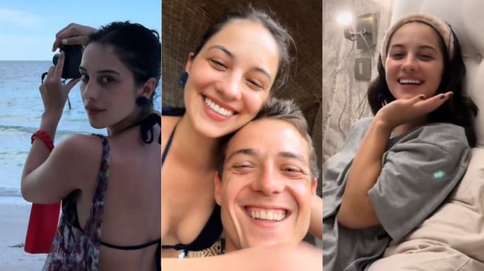 “Me gustas tú”: Simón Pesutic encantó con íntimos videos de su romance con Vivianne Dietz