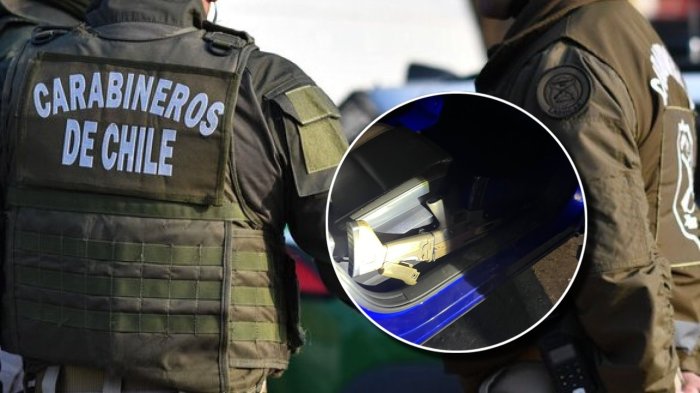 Carabineros halló un fusil en vehículo robado en San Bernardo: Delincuentes lo portaban en encerrona