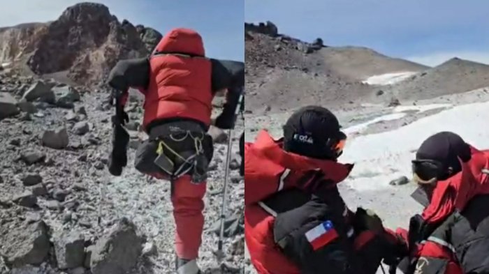 “Una gran hazaña”: Ex atleta paralímpico Julio Soto subió al volcán más alto del mundo, el Ojos del Salado