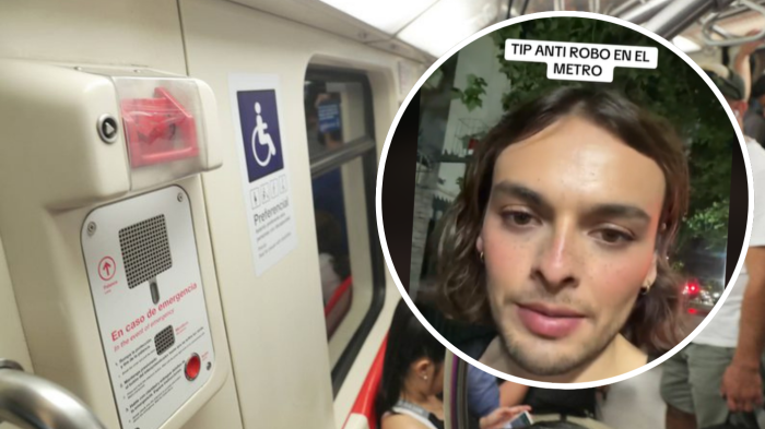 Joven revela vital tip anti robo en el Metro y se vuelve viral: “Si alguna vez les pasa...”