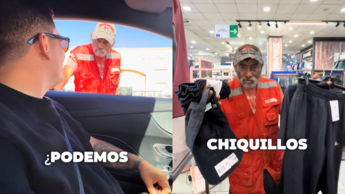 “Me gustaría cambiar tu vida”: Joven se vuelve viral tras ayudar a persona sin hogar en La Serena