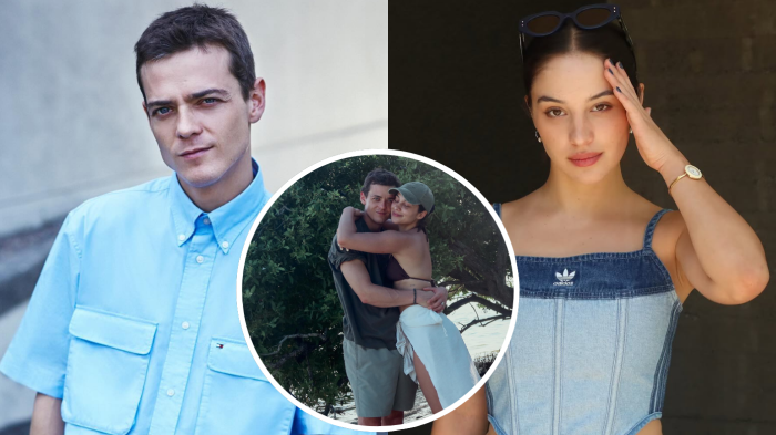 Simón Pesutic enternece las redes con románticas postales junto a Vivianne Dietz en la playa