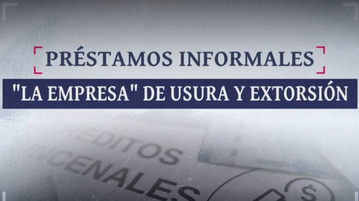 Préstamos, usura y extorsión: Así cayó parte de la peligrosa banda “La empresa”