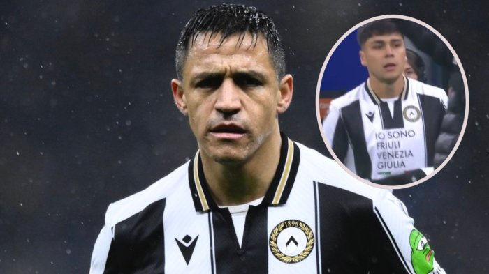 Alexis fue titular en un “nuevo rol” y Damián Pizarro debutó en Udinese que cayó ante el Inter por Copa Italia
