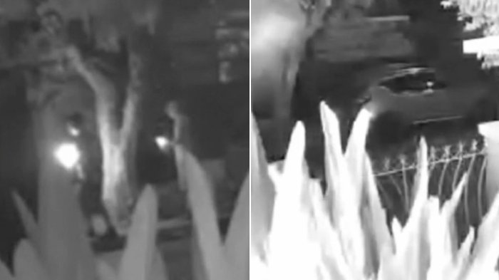 Video muestra momento en que sujetos lanzaron bombas molotov contra casa en Conchalí