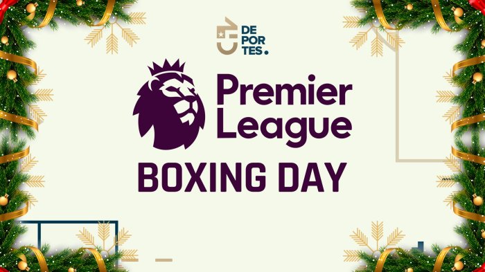 Boxing Day: Hora y dónde ver EN VIVO todos los partidos de la fecha de la Premier League