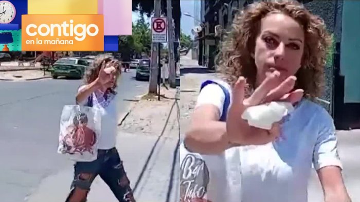 Violenta reacción: Titi Ahubert agredió a camarógrafo a las afueras de Capitán Yáber