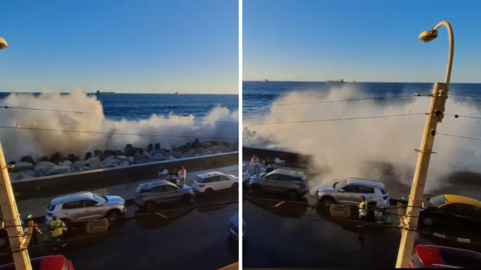 Impactantes marejadas en Viña del Mar se vuelven virales en redes sociales