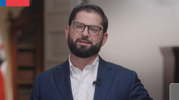 Pdte. Boric entregó mensaje de Año Nuevo en cadena nacional: “Soy optimista de Chile y su futuro”