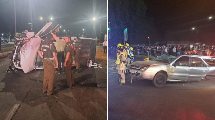 Colisión de alta energía dejó un bebé fallecido y 11 lesionados en Temuco