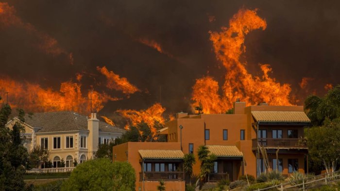 Horas de terror en California: Videos muestran devastador avance de megaincendio en Los Ángeles