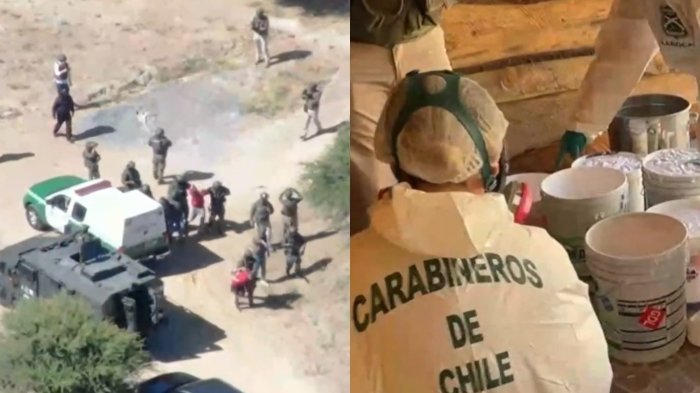 Imágenes exclusivas de la operación que permitió la incautación de metanfetamina más grande de la historia de Chile