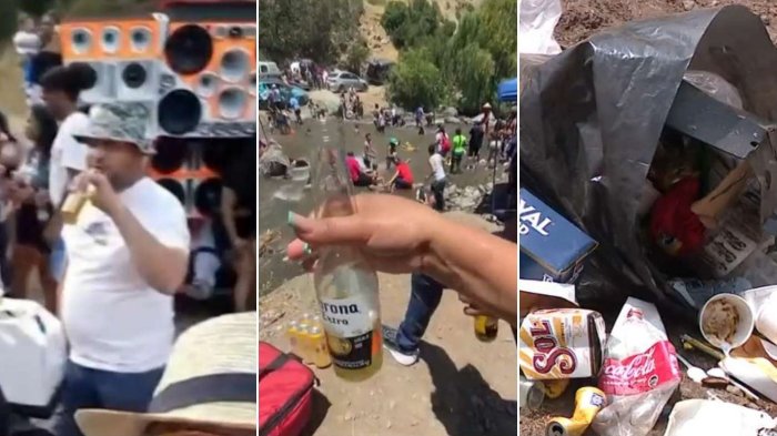 Denuncian contaminación y ruidos molestos por masivas fiestas clandestinas en río Colina