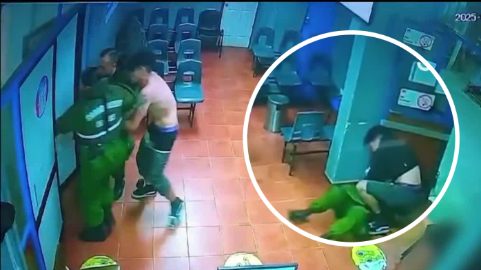 Detenidos atacan a Carabineros durante constatación de lesiones en San Bernardo