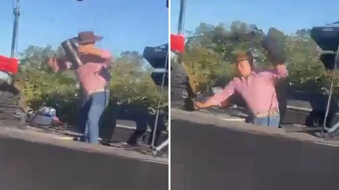 Viralizan preocupante caída de músico en Osorno: Escenario se desplomó en plena presentación