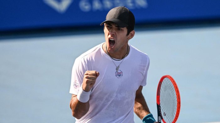 Cristian Garín se anota con extraordinario triunfo en Australia y desafiará al N°4 del mundo