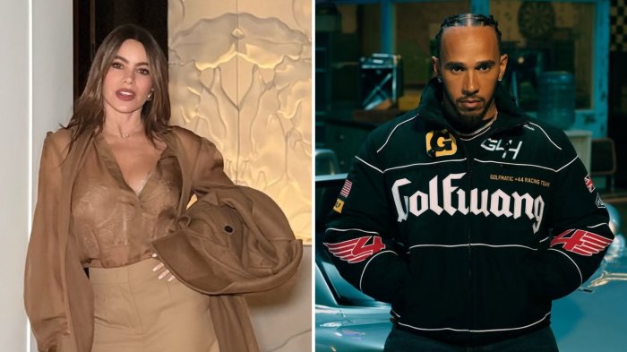 ¿Nueva pareja? Sofía Vergara y Lewis Hamilton fueron captados juntos en Nueva York