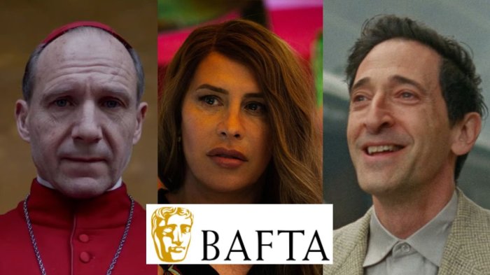 Conclave lidera los BAFTA 2025: Todos los nominados, cuándo son y dónde verlos