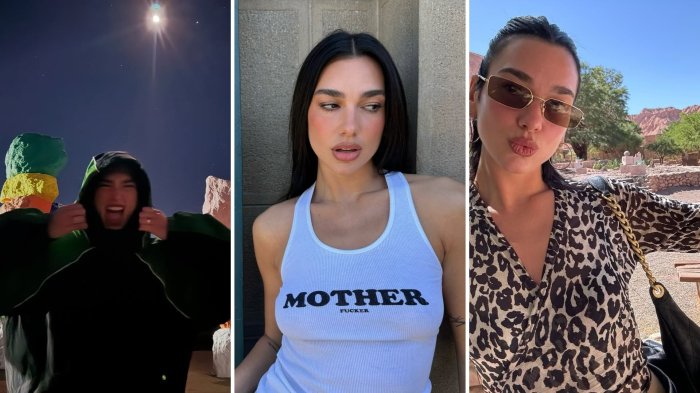 Dua Lipa sorprende con fotos de su estadía en Chile: “Sabes que un aeropuerto odia verme venir”