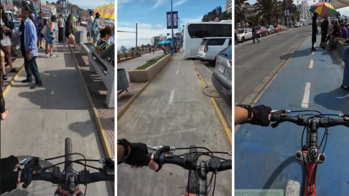 Registro de mal uso de ciclovías en litoral central se hizo viral: “No es un caso específico”