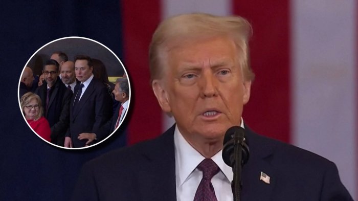 Multimillonarios y ejecutivos: ¿Quiénes fueron los invitados a la investidura de Donald Trump?