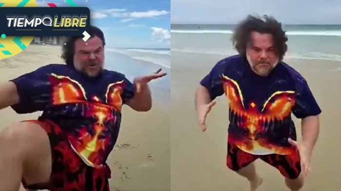Jack Black luchó al estilo Kung Fu Panda para ahuyentar a paparazzi en Australia